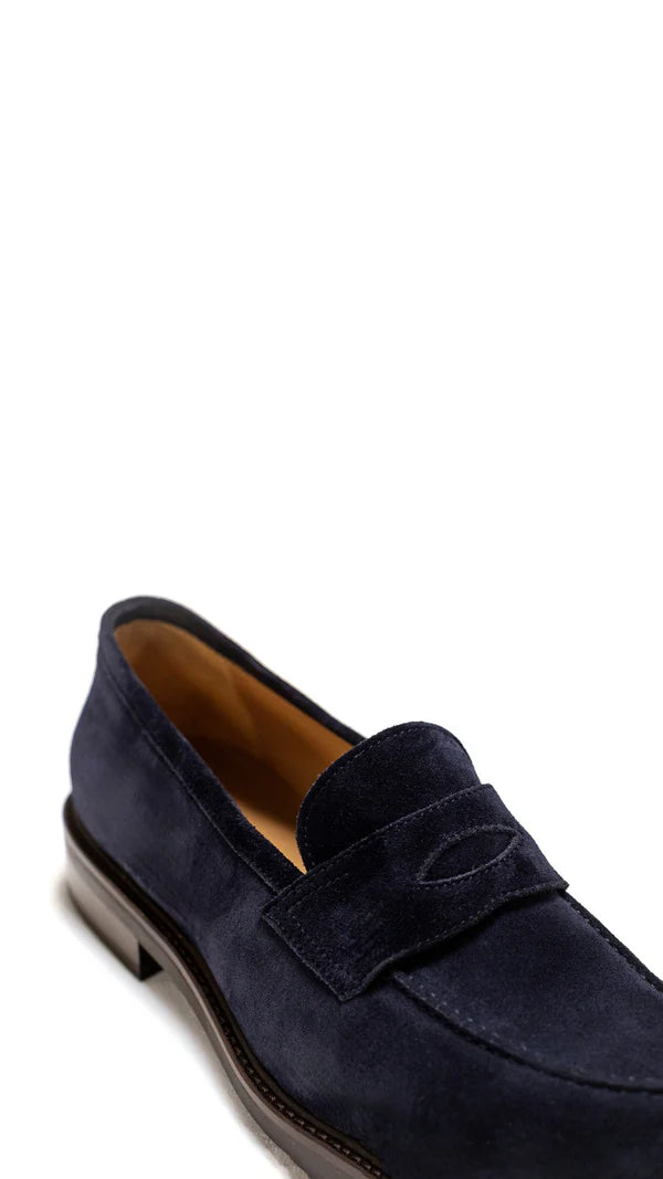 SUEDE PENNY LOAFER