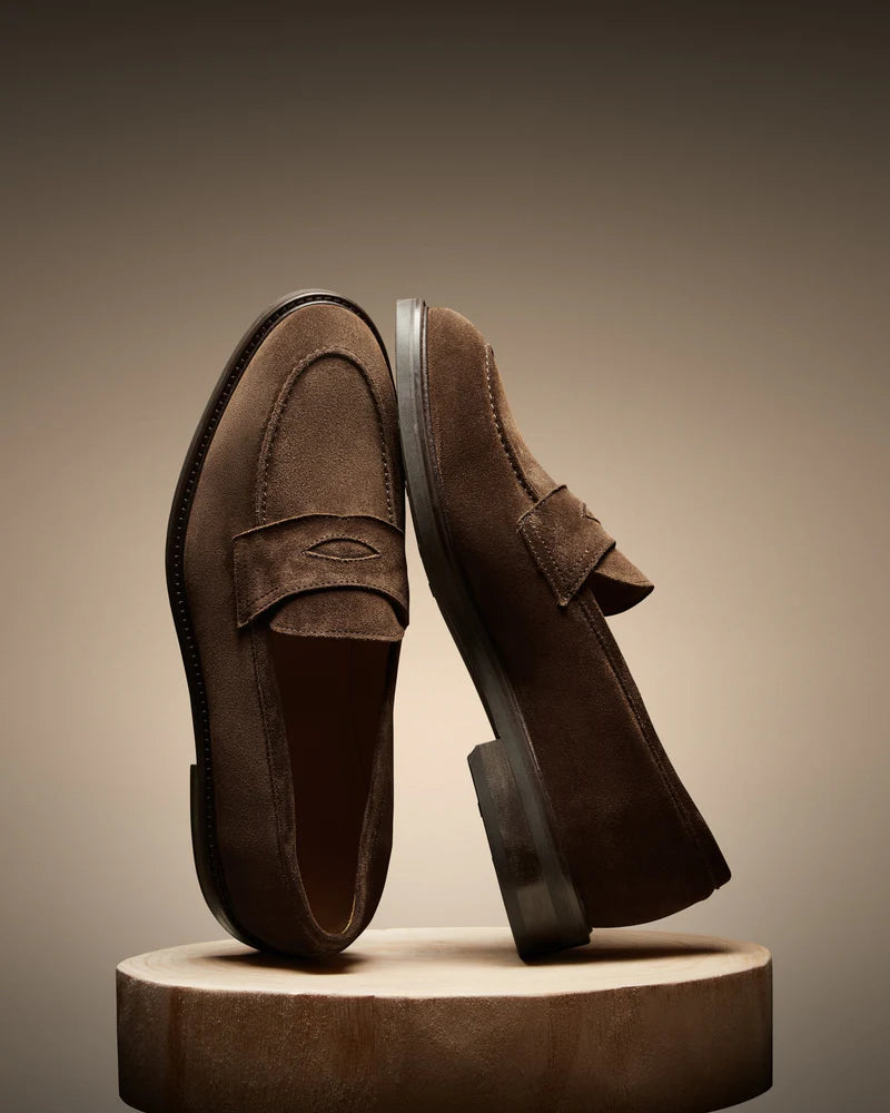 SUEDE PENNY LOAFER