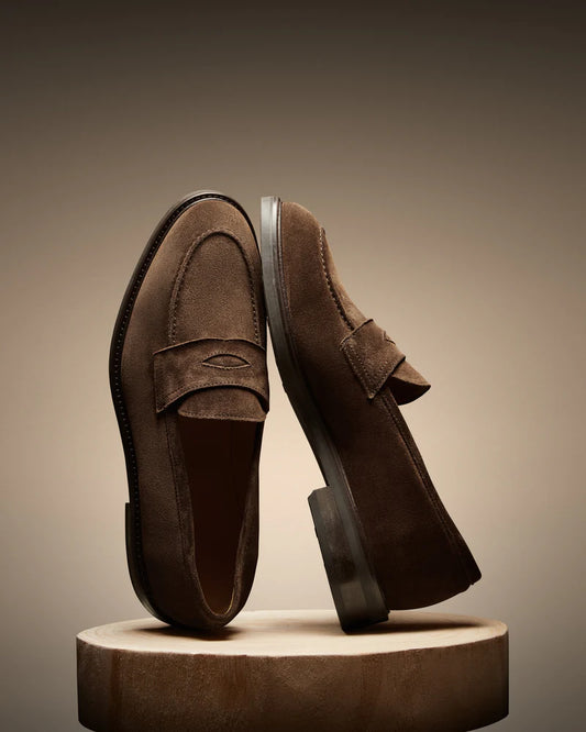 SUEDE PENNY LOAFER